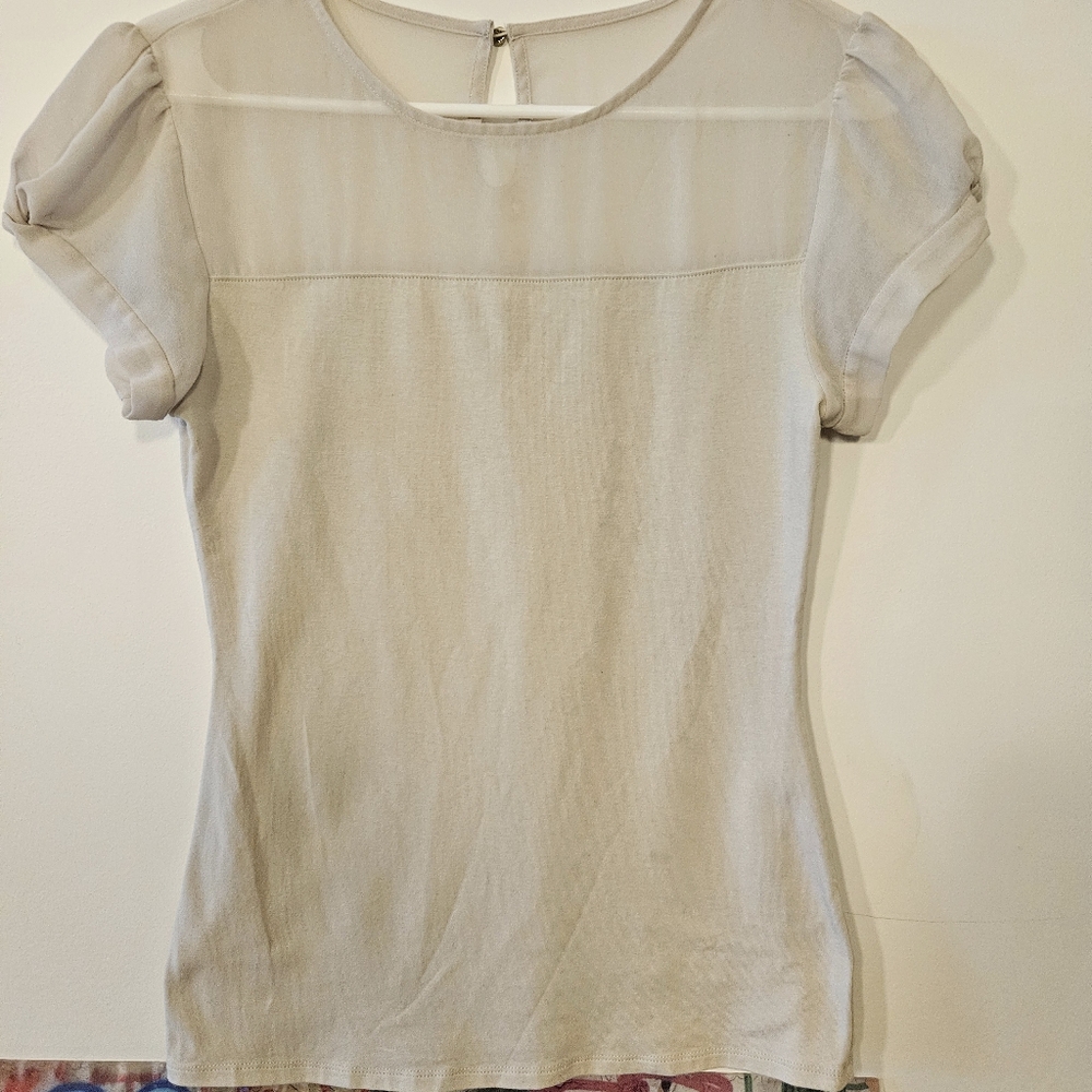 Express Mesh Top Soft Fitted Shirt